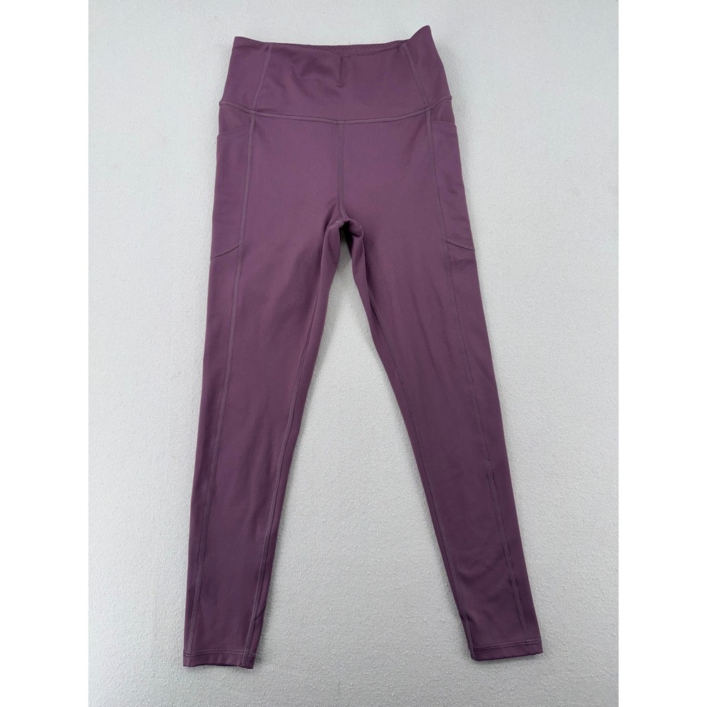 Victorias Secret Womens‎ High Rise Pocket Leggings Plum Purple Size 4 Activewear